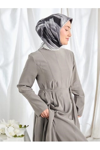 Silk Home Twill İpek Eşarp - 11545-05 Gri