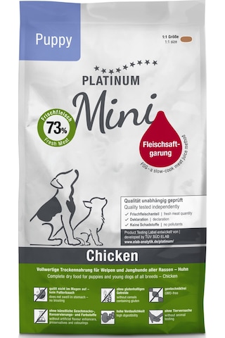 Platinum Mini Yavru Tavuklu Köpek Maması 900gr