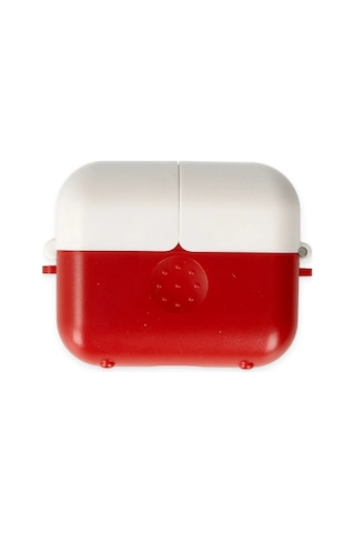 Newface Airpods Uyumlu 3 3.nesil Basmalı Kılıf Csmtex - 50 - Kırmızı-beyaz