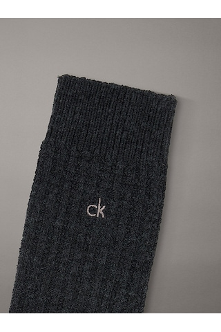 Calvın Kleın Unisex Marka Logolu Günlük Kullanıma Uygun Mavi Çorap C701235986 002