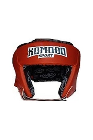 Komodo Sportkick Boks Kaskı/muay Thai Kaskı/boks Kaskı Kırmızı