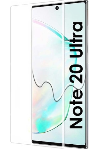 Samsung Uyumlu Galaxy Note 20 Ultra Nano Kırılmaz Cam Ekran Koruyucu Şeffaf