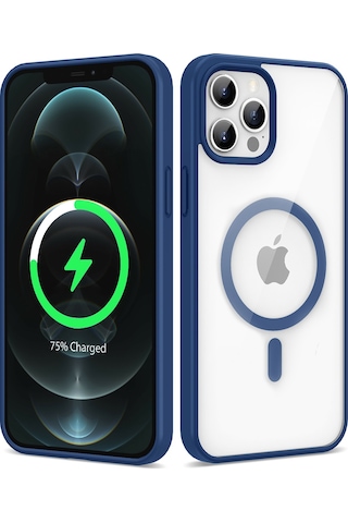Apple Uyumlu iPhone 12 Pro Max Kılıf Magsafe Wireless Şarj Özellikli Silikon Zore Ege Kılıf