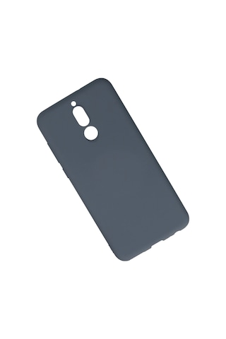 Newface - 596 - Huawei Mate 10 Lite Kılıf Nano İçi Kadife Silikon - Csmo-tex - - Gri