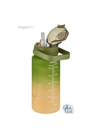 Vagonlife 2'li Ekonomik Motivasyon Matara Seti 1500 ML Büyük Boy