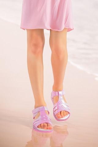 Kiko Kids Kız Çocuk Sandalet Arz 2354 Pembe