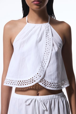 Penti Beyaz Arlet Halter Yaka Crop Üst