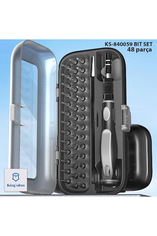 Kingsdun 48 Parçali Tasinabilir Mini Tornavida Seti Ks-840059