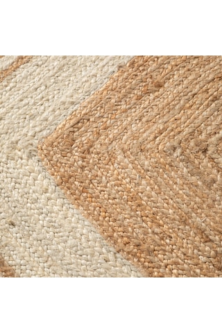 Mudo Home Mafra Bordürlü Jüt Halı Bej 170x240