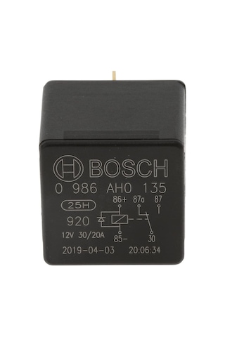 12V 30/20A Diyotlu Çift Platin Mini Röle 5 Fiş Bosch 0986AH0135