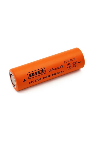 Supex Sp21700-4000f 3.7v 4000mah Li-ion Düz Kafa Başsız Pil Supex Sp21700-4000f 3.7v 4000mah Li-ion Düz Kafa Başsız Pil