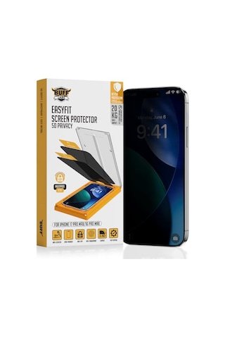 5d Privacy Easyfit 2 Adet Kolay Uygulama Aparatlı Ekran Koruyucu Temperli Hayalet Ekran Cam 17 Pro Max Iphone16 Pro Max