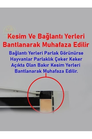 Karbon Film Isıtıcı Kablolu Halı Altı Ayak Kafes Filim Akvaryum Isıtma Filimi 25x80 CM