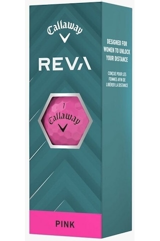 Callaway Reva Pembe Golf Topu - 3'lü Karışık