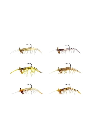 Caretta Sakura Shrimp Chibi 5 Cm 3.7 Gr Silikon Karides