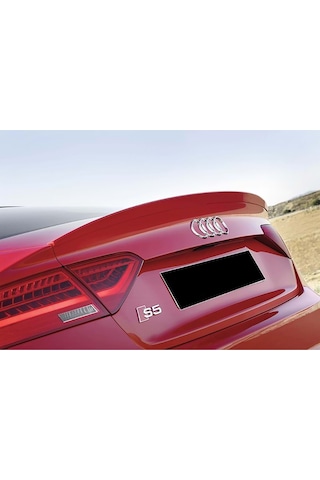 Audi A5 B8 S5 Bagaj Üstü Spoiler Parlak Siyah Spoyler Plastik İthal 2009-2016