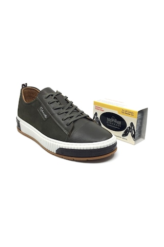 Taşpınar Lisans %100 Hakiki Nubuk Deri Ortopedik Erkek Günlük Sneaker Yazlık Ayakkabı Yeni Sezon 40-44 Haki