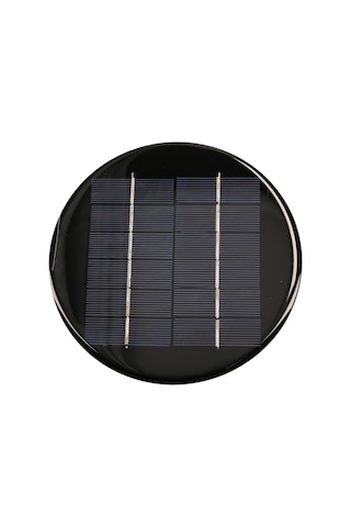 Lemestar 6v 2w 330ma Multikristal Güneş Paneli - Ip65 Su Geçirmez, 19.5% Dönüşüm Oranı, 15cm Çaplı, Dıy Projeler İçin Oyuncak, Lambalar, Öğretim