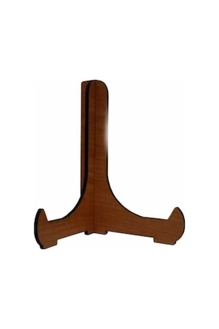 Çerçeve Tabak Teşhir Ayağı Stand Ahşap Stand 9.5cmx11cm Şövalye Ceviz 5 Adet