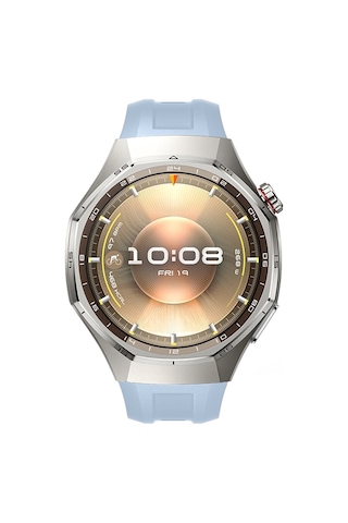Huawei Watch Gt6 Pro 46mm İle Tam Uyumlu Kordon Metal Tokalı Yumuşak Silikon Kordon Kayış
