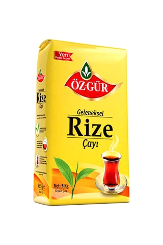 Öz-Gür Geleneksel Rize Siyah Dökme Çay 5 KG