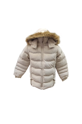 Life For Moda Kız Çocuk İçi Peluş Astarlı Çıkarılabilir Kapüşonlu Su Geçirmez Mont Kaban 3021 KREM