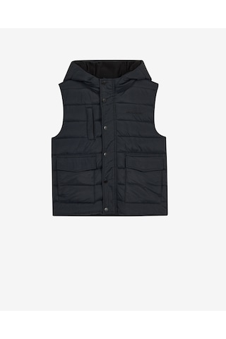Skechers B Puffer Vest Büyük Erkek Çocuk Siyah Sk2620102-3817