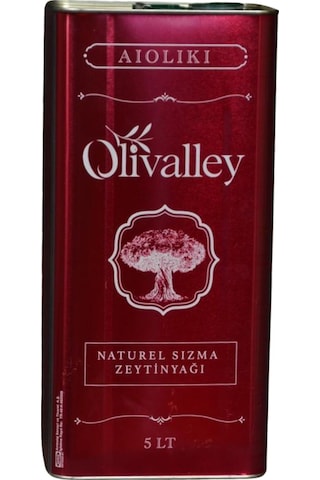 Olivalley Soğuk Sıkım Naturel Sızma Zeytinyağı 5 L