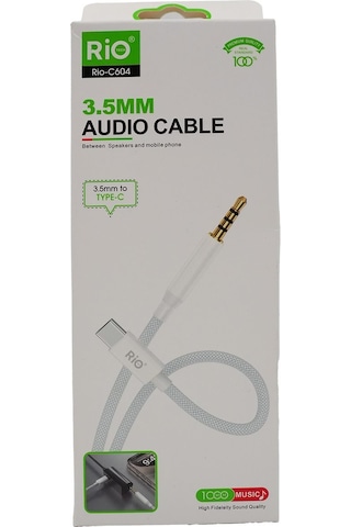 Type-c Audio Kablo Kompakt Dayanıklı Tasarım Yüksek Kaliteli Ses