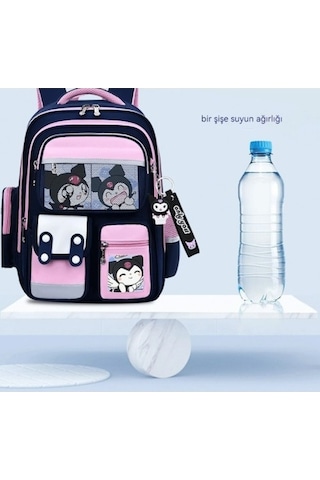 Zyzqstore Kız Omurga Yükü Azaltıcı Çocuk Omuz Çantası, İlkokul/organokul, Büyük Kapasiteli Sırt Çantası Y257 K3yfvv Pembe Pembe