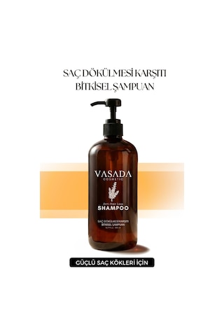 Vasada Biotin & Keratin İçerikli Saç Dökülmesi Karşıtı Sülfatsız Bitkisel Şampuan 500 ML