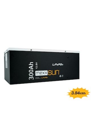 Mexxsun 12.8 Volt-300ah Lifepo4 Lityum Akü