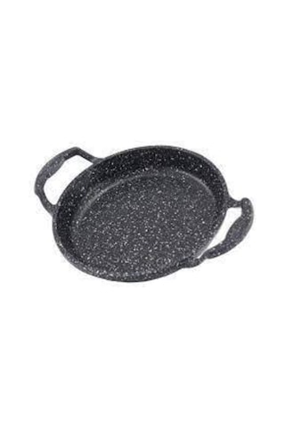 Eda Yuvarlak Döküm Sahan Gri 20 CM Zk-962
