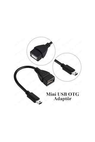 Mini Usb V3 5 Pin Otg Kablosu Usb Dişi Mini Usb Erkek