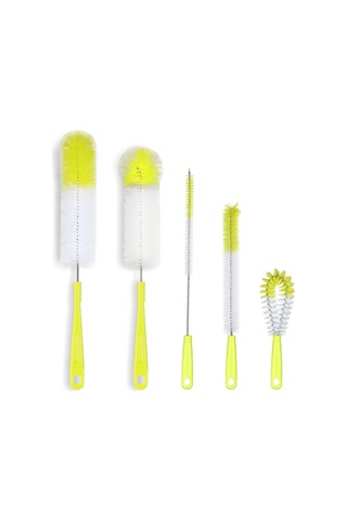 Parça Set Şişe Temizleme Fırçası Seti, Dar Boyunlu Bira Şişelerini Yıkamak İçin Uzun Saplı Şişe Temizleyici