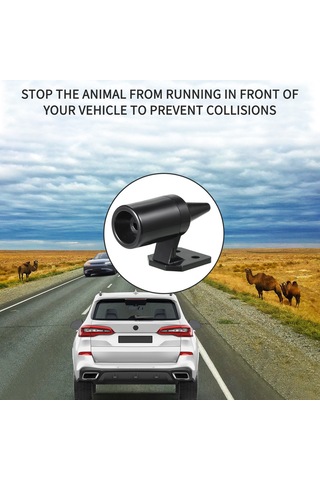 Samdoo Araç Rüzgarıyla Çalışan Hayvan Kovucu - 2'li Paket, Tüm Araçlar İçin Uyumlu