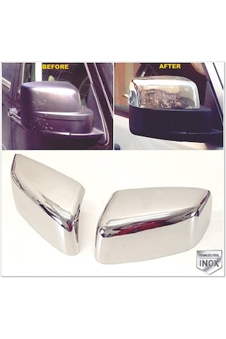 Dodge Nitro Krom Ayna Kapağı 2 Parça 2006-2012 Paslanmaz Çelik