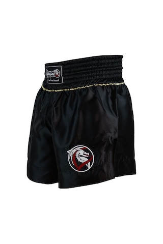 Dragondo Mt3033 Muaythai Şortu Siyah Kick Boks Şortu Siyah