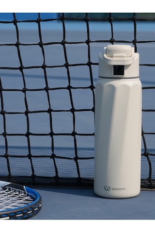 Waterh Boost Akıllı Termos Hidrasyon Takibi Yapan, Yalıtımlı 0.95 L / 32oz Akıllı Şişe Beyaz