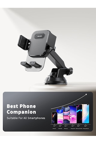Ven-dens Vd-hd049 Premium Araç İçi Konsol Telefon Tutucu