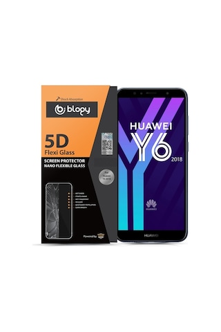 Blogy Y6 2018 İle Uyumlu Flexi 5d Ekran Koruyucu