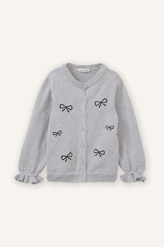 Defacto Fiyonk Nakışlı Hırka Kız Bebek G8151a526spgr401 Gri-gr401