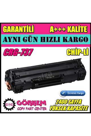 Canon Mf212 / Mf212W Uyumlu Toner (Crg-737) Canon Mf212 / Mf212W Uyumlu Toner (Crg-737)