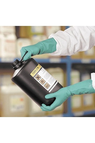 Ansell Ansell Alphatec Solvex 676 Eldiven, 9 Beden, Nitril 318484304