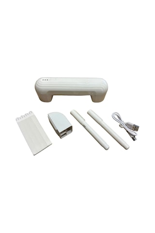 Manyetik Sihirli Yazı Tahtası Ayaklı Silinebilir Yazı Çizim Panosu Type-c Şarjlı 106 Cm Beyaz