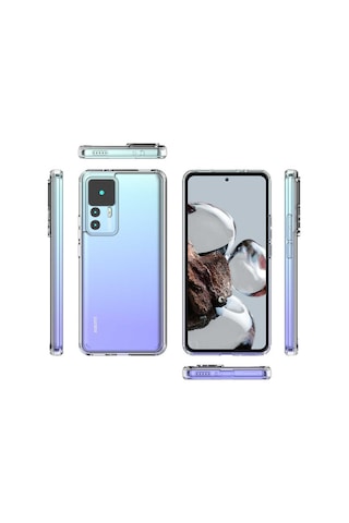 Xiaomi Mi 12T Pro Kilif Zore Coss Seffaf Sert Silikon Kilif 560863096