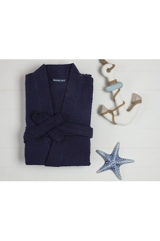 Madame Coco Nicola Kimono Erkek Bornoz - Lacivert 8682116248631 Lacivert