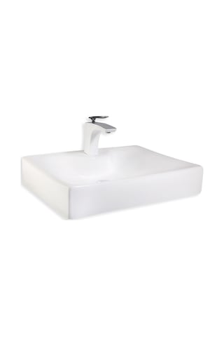 Eva Banyo Lena E-5174 Tezgah Üstü Porselen Lavabo