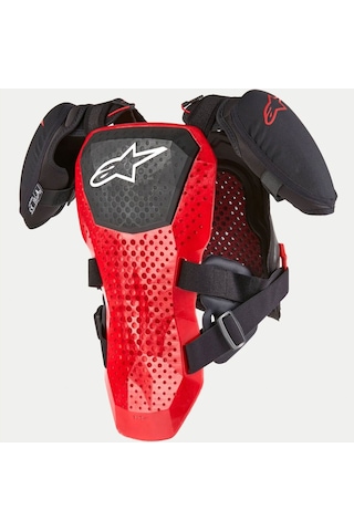 Alpinestars A-5 S V2 Genç Üst Gövde Koruma Siyah Beyaz Kırmızı