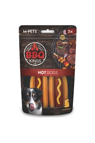 M-pets Bbq Kings Hot Dogs Tavuklu Köpek Ödül Maması 135 Gr